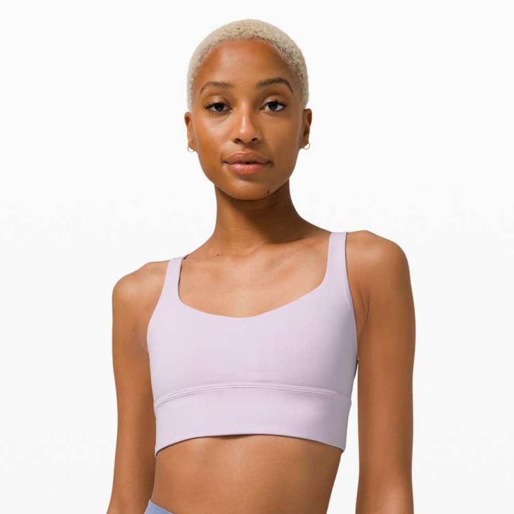 Lululemon Free to Be Wild Longline Bra - Lavender Dew (Size 6)